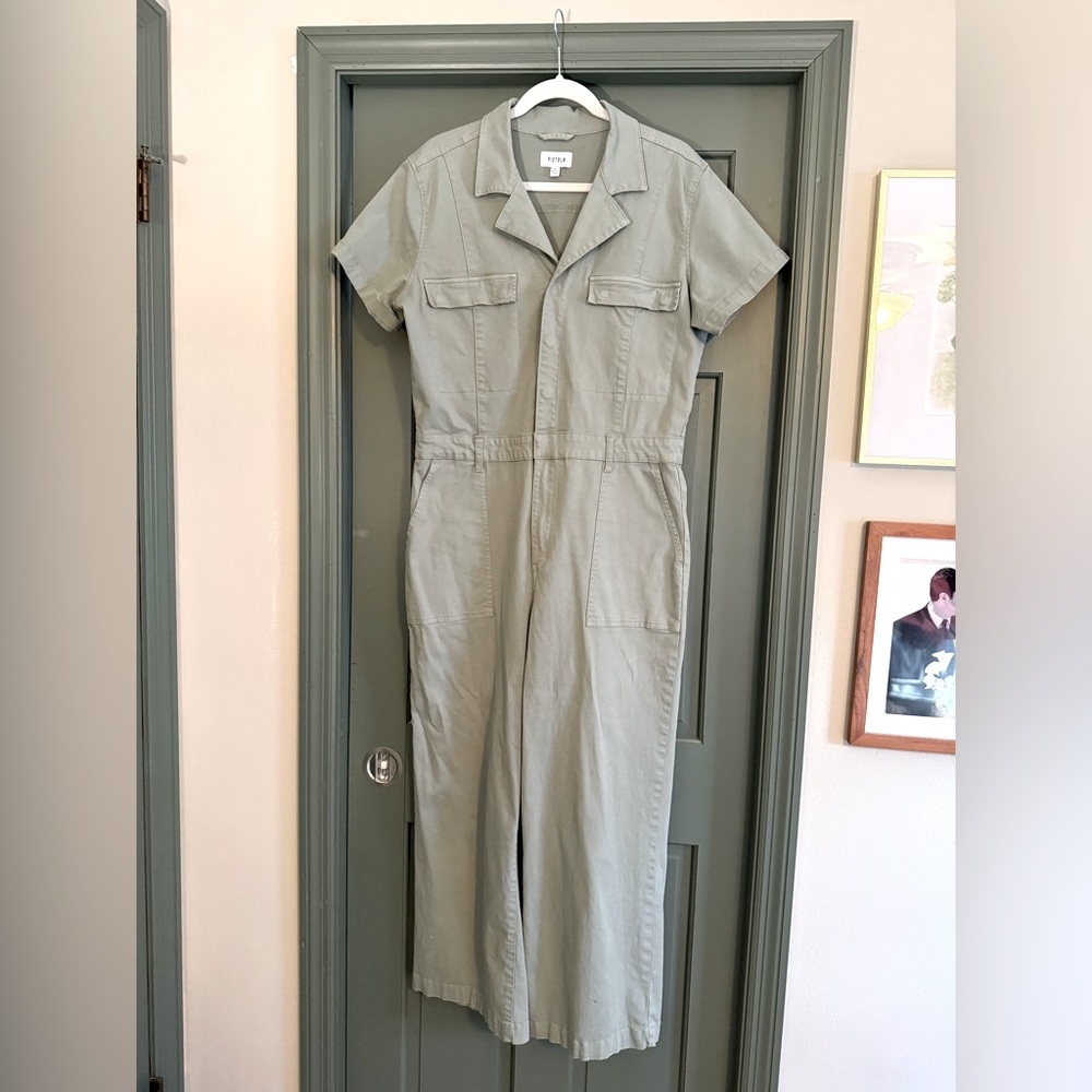 Pistola Makenna Stretch Cotton Utility Jumpsuit Size:XL/14